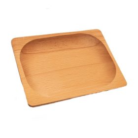 wooden plate square shape