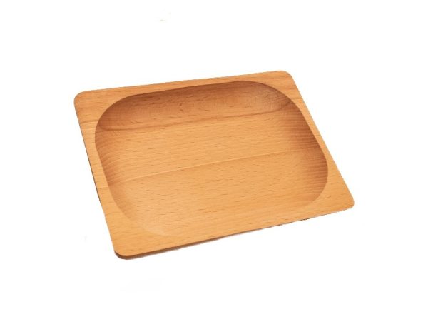 wooden plate square shape