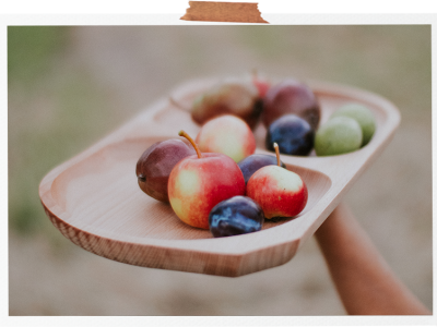 wooden dinning bowl